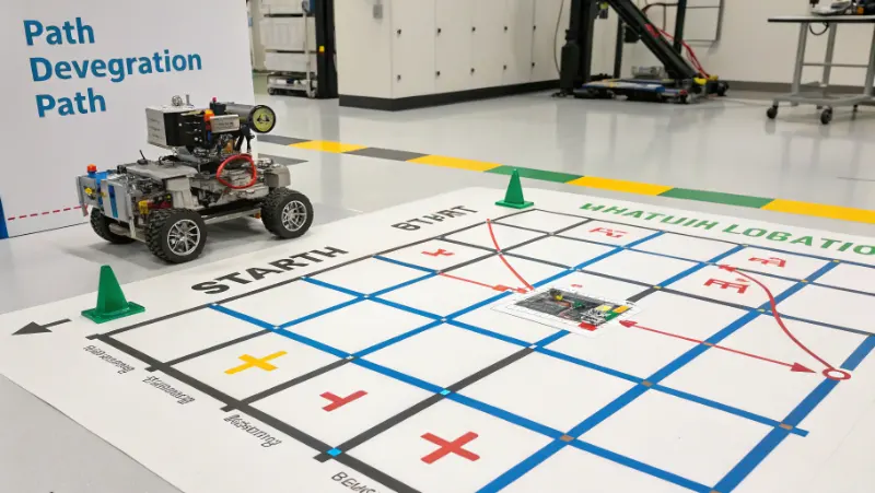 Visualization of robot configuration space and path planning