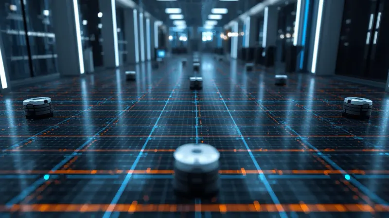 Computational heatmap showing predicted visitor flow patterns in casino